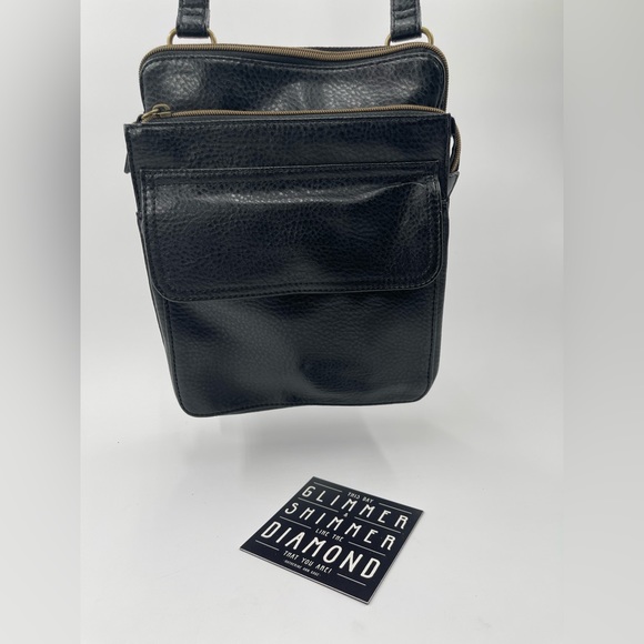 Relic Black Leather Crossbody - Picture 6 of 12